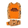 thumbnail image 3 of Shldybc Halloween Pajamas for Family for Women/Men Halloween Holiday Pjs Matching Sets 2-Piece Sleepwear Jumpsuit Spiderweb Ghosts Pumpkin Skeleton Top and Pants Outfit Home wear - Winter Clearance, 3 of 8