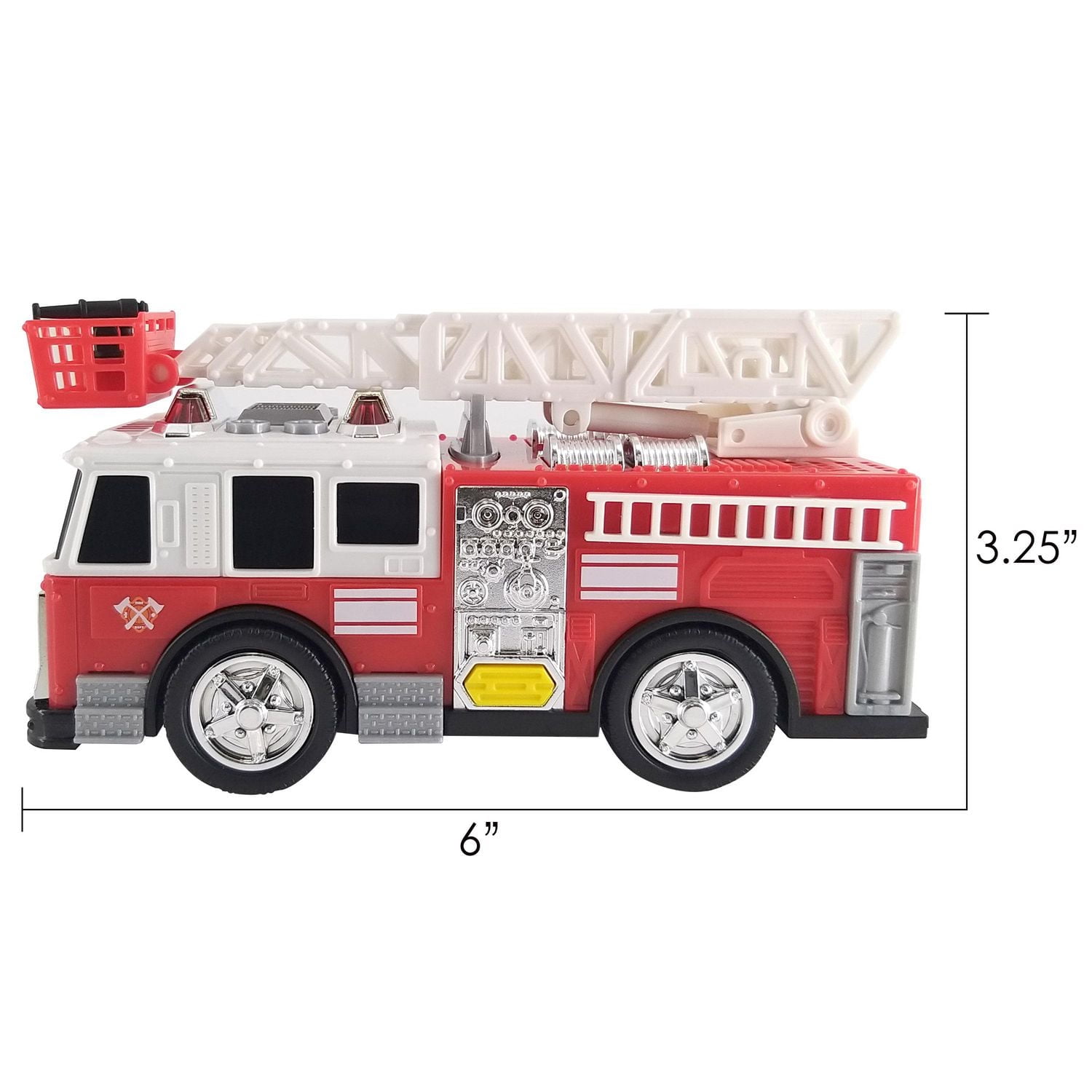 City Service Mini Vehicles, 3 Pack of Helicopter/Fire Truck