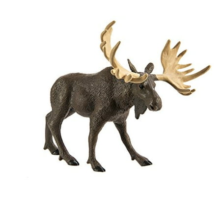 Moose Toy - Safari Ltd Wild Safari North American Wildlife - Moose - Realistic Hand Painted Toy Figurine Model - Quality Construction From Safe and BPA Free Materials - For Ages 3 and Up
