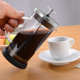 thumbnail image 2 of Cafetera de prensa francesa de acero inoxidable, cafetera de vidrio, multifuncional, accesorios para ponche manual, 350 ml, 2 of 4