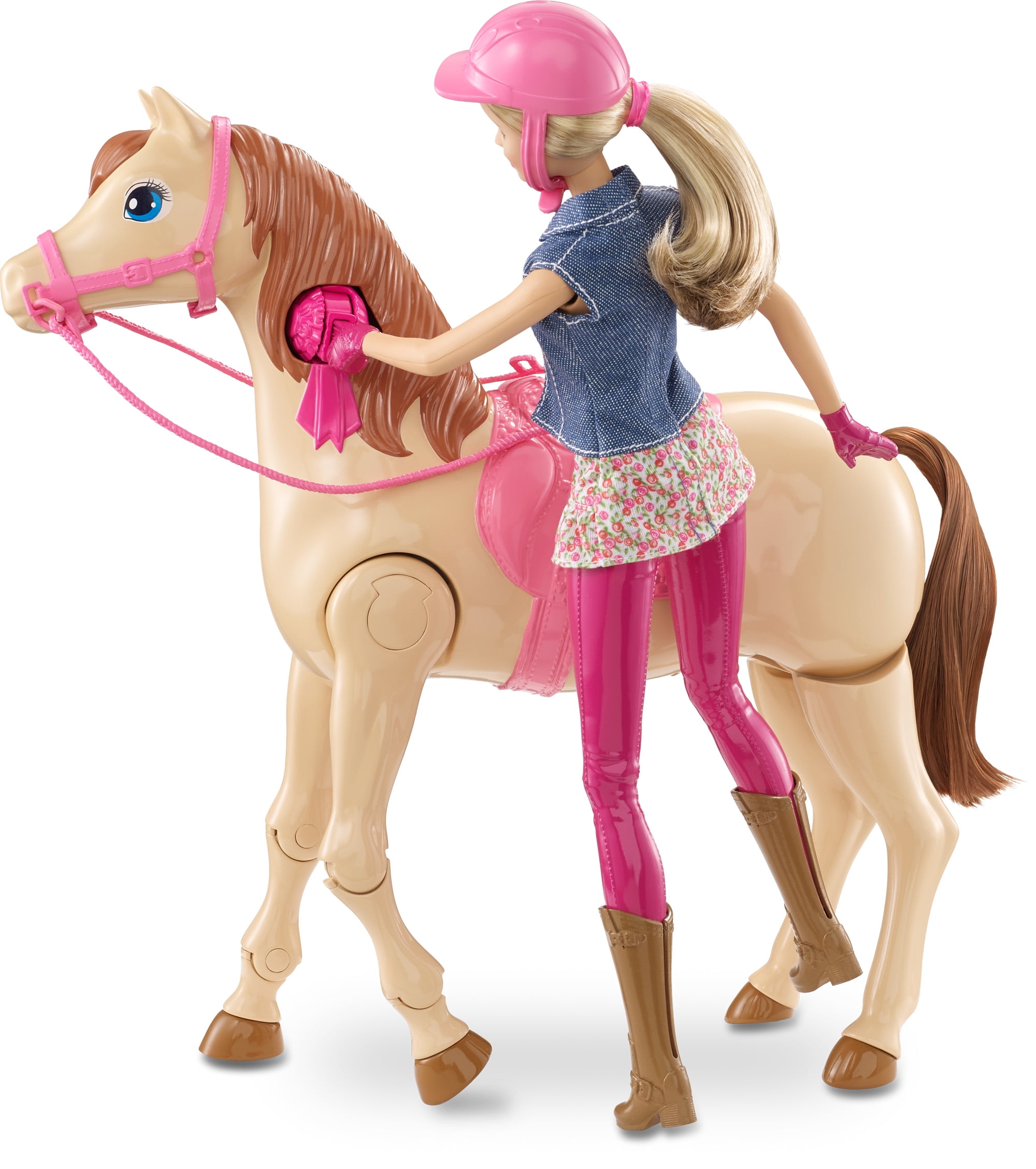 barbie walking horse