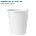 thumbnail image 3 of Vaso de papel SOLO de 3 onzas tratado en blanco, 5000 unidades, 3 of 5