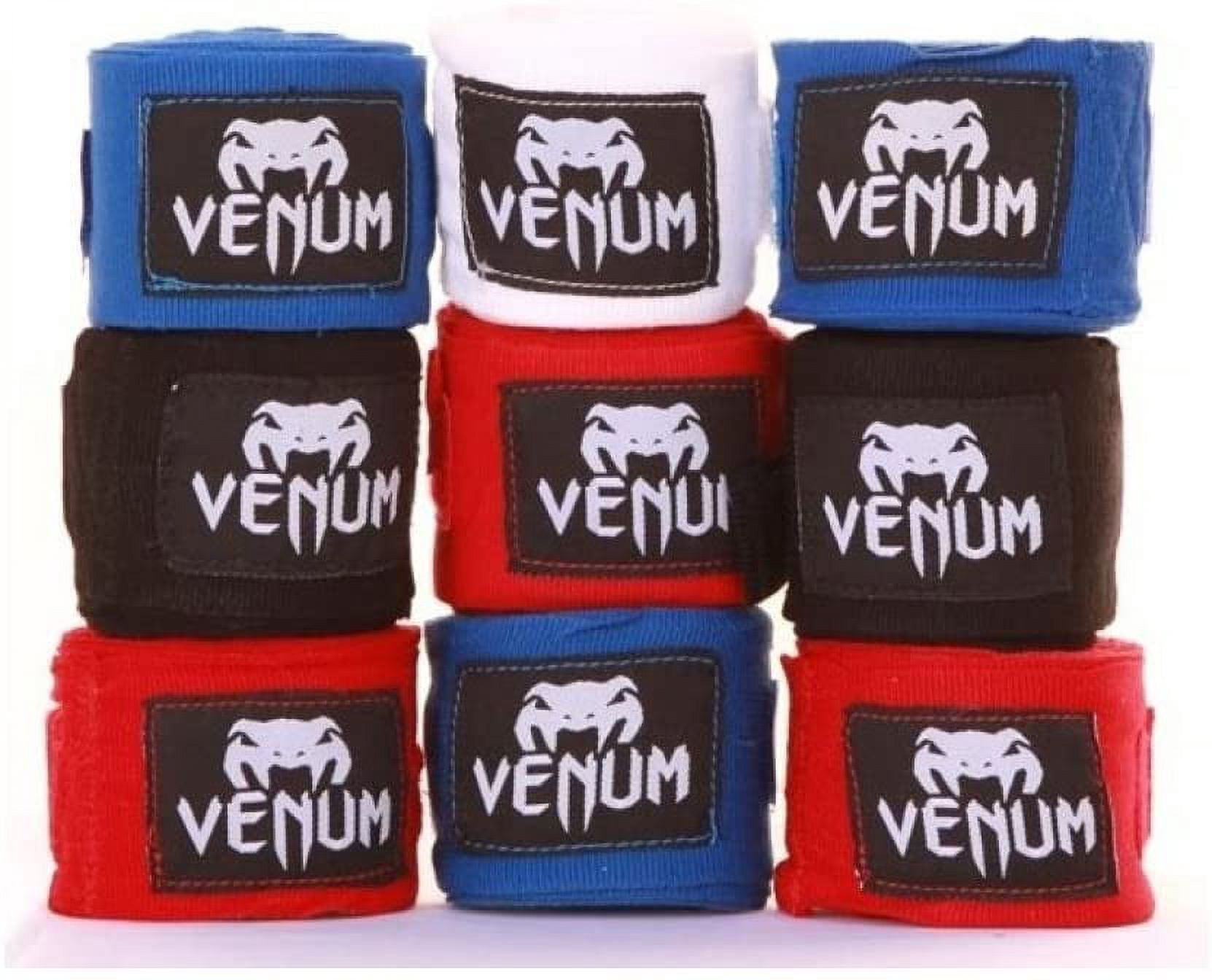 Venum Kontact 180" Elastic Cotton Boxing Handwraps - White