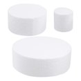 thumbnail image 2 of Dummy Fake Round Cake 3Pcs Polystyrene Cake Models Baking Equipment 15Cm Diameter x 5Cm Thickness Designed For Hobbyists, 2 of 5