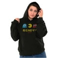 thumbnail image 3 of PACMAN 1980s Vintage Video Game Hoodie Sweatshirt Women Men Brisco Brands S, 3 of 6