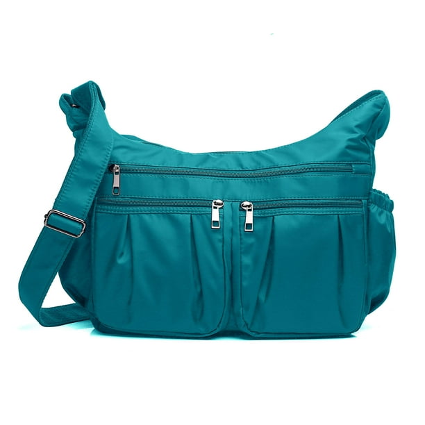 VOLGANIK ROCK Bolsos cruzados para mujer, bolsos de hombro, bolso de viaje de nailon ligero e impermeable, bolsos de bolsillo para mujer