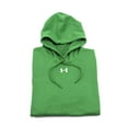 thumbnail image 2 of Under Armour Men's Hustle Fleece Hoodie KELLY GREEN | WHITE LG, 2 of 4
