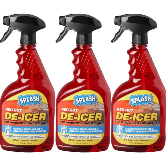 Spray descongelante SPLASH Red Hot 946 ml paquete de 3