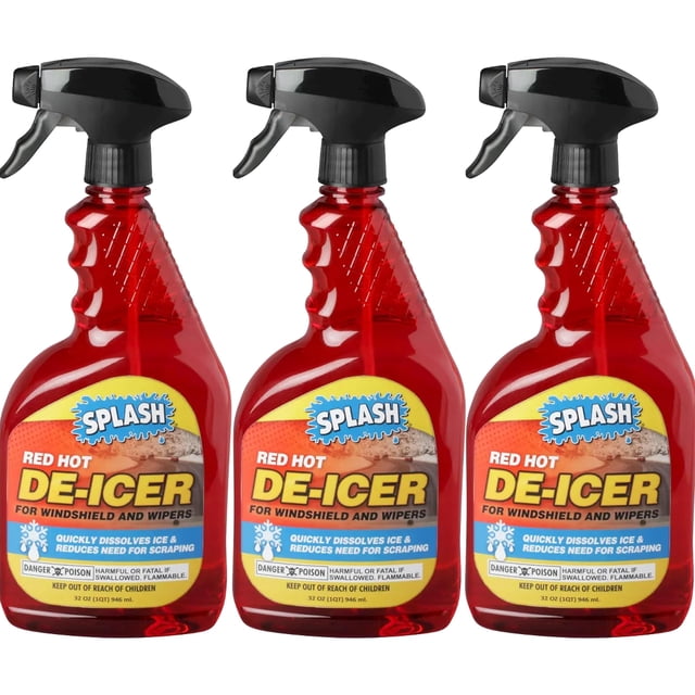 Spray descongelante SPLASH Red Hot 946 ml paquete de 3
