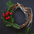 thumbnail image 4 of 2PCS 14 Inch Grapevine Wreathes Wreath Rattan Wreath Garland for DIY Christmas Craft or Wedding Decors, 4 of 7