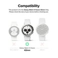 thumbnail image 3 of Ringke Galaxy Watch 4 Classic 42mm Band Metal One, Stainless Steel Smartwatch Band Replacement - Black, 3 of 11