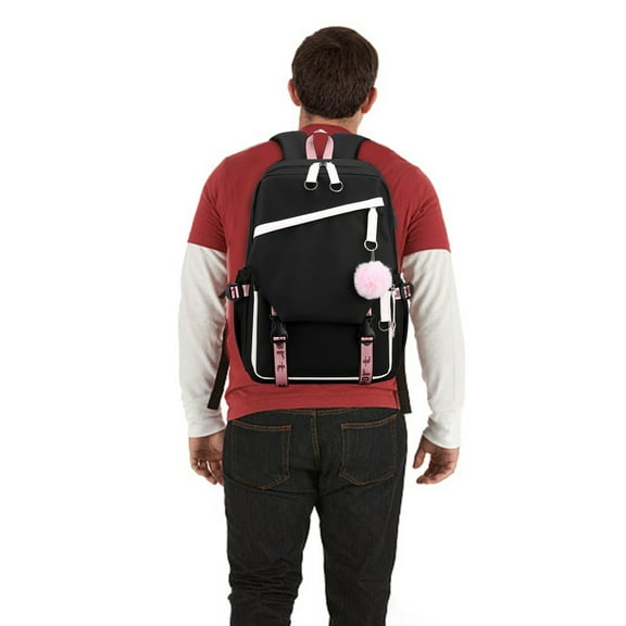 VOAVEKE Backpacks For School,School Supplies, High-value Computer Backpack USB Charging Interface Middle School Student Schoolbag Large-capacity Backpack