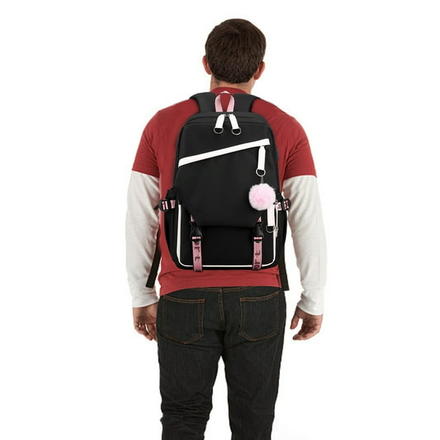EGNMCR High-value Computer Backpack USB Charging Interface Middle School Student Schoolbag Large-capacity Backpack student backpack