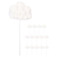 thumbnail image 1 of Miangastore Birthday Party Cake Decor Cloud Shape White Paper 15Set 4.64X1.77X1.18in, 1 of 8