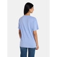 thumbnail image 3 of Disney Stitch Women's Americana Graphic Tee with Short Sleeves, Sizes XXS-XXL, 3 of 5