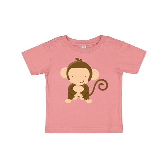 Inktastic Happy Monkey Boys or Girls Baby T-Shirt