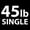 g) 45 lbs (Single) - 45lbs - Single, variant on Synergee Bumper Plates Strength Conditioning Workouts Weightlifting 35lbs Single