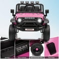 thumbnail image 3 of Bingirl Kids Electric Vehicles Car W/Parent Remote Control, 3 Speeds 5MPH Max Speed, Spring Suspension, LED Lights, Music, Kids Electric Ride On Car, 3 of 9
