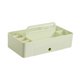 thumbnail image 2 of Caja de almacenamiento portátil, organizador multifuncional, contenedor de escritorio para baño, dormitorio y ducha. Verde, 2 of 9