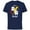 Navy, variant on Disney Chip ‘N Dale Rescue Rangers Logo - Short Sleeve Cotton T-Shirt for Adults - Customized-Black