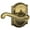 Antique Brass, variant on Schlage F170-Fla-Cam-Lh Flair Left Handed Non-Turning One-Sided Dummy Door Lever Set -