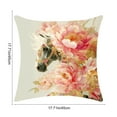 thumbnail image 2 of Lunxisen 2 Pcs Horses Decorative Throw Pillow Covers Farmhouse Cushion Cover Plush Pillow Case for Couch Bed Outdoor Home Decor(45*45cm), 2 of 8