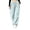 Light Blue, variant on Xdegoge Quick Dry Pants Women Hiking Waterproof Wide Leg Parachute Trousers with Zipper Pockets Drawstring Elastic Waist Baggy Outdoor Cargo Sweatpants