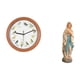thumbnail image 5 of Estatua de María, escultura , obra de arte decorativa, reloj de pared con pájaro cantor para el hogar, la cocina, las paredes, la dec, 5 of 8