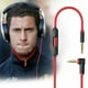 thumbnail image 2 of Audífonos Cable de de 35 mm chapado en oro para Beats Solo HD Studio Pro Mixr (negro + rojo), 2 of 9
