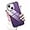Purple, variant on Compatible with iPhone 14 Case Glossy Hard Electroplating Case Cute Women Girls Makeup Mirror Case Slim Soft Bumper Camera Lens Protection Screen Protector Shockproof Cover, Purple