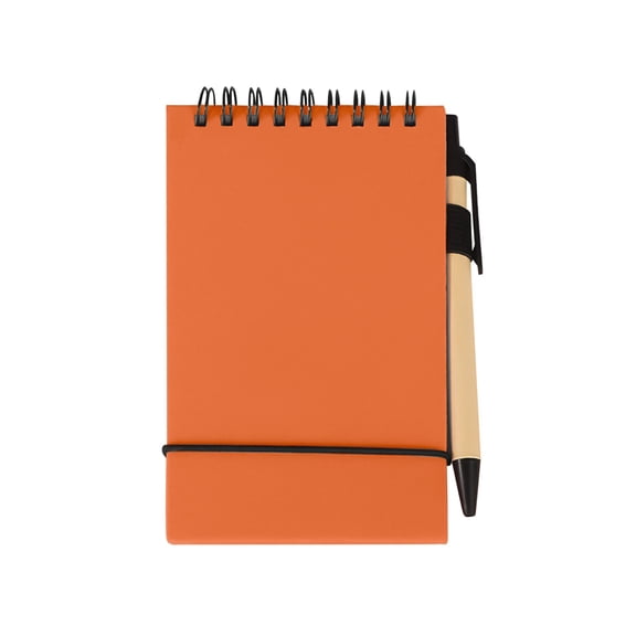 Solivara Tearable Memo Book With Attached Pen For Home Office And Travel(Orange,1pcs)