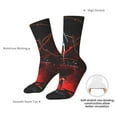 thumbnail image 4 of Vsdgher Halloween Vampire Party Crew Socks for Men & Women, Breathable Casual Athletic Ankle Socks, 4 of 6