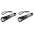 thumbnail image 1 of Linterna LED Con Zoom Telescópico Recargable Por USB (B), 1 of 8