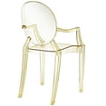 thumbnail image 3 of Modern Contemporary Kitchen Dining Armchair Yellow (Outdoor or Indoor), 3 of 4