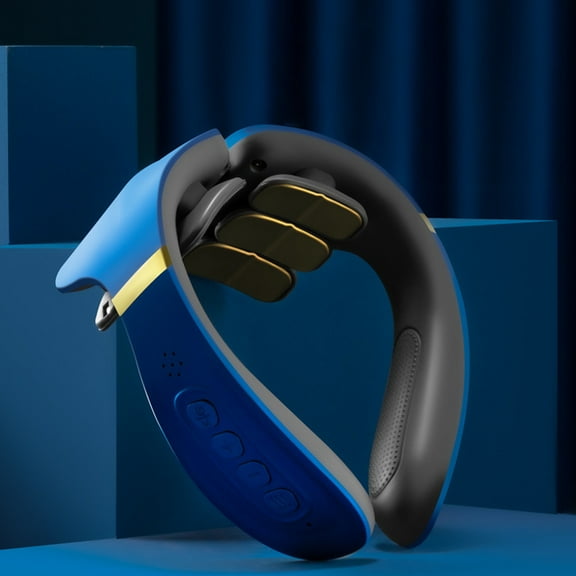 ZFYXGS Neck Massager for Pain Relief Deep Tissue, Electric Portable Massager with Heat, Portable Neck Massager 6 Modes Gift for Women Men