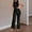 Black, variant on Wedding Guest Jumpsuit For Women, Formal Summer Sequin Sleeveless High Waist One Piece Outfits Slim-Fit Pants Romper Black L