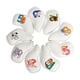 thumbnail image 4 of 9 piezas de cuero PU, cubierta de cabeza de hierro de golf, cubierta de cabeza de palo de golf, accesorios para tacos de golf, funda protectora para Blanco Macarena Cubierta de cabeza de hierros de golf, 4 of 8