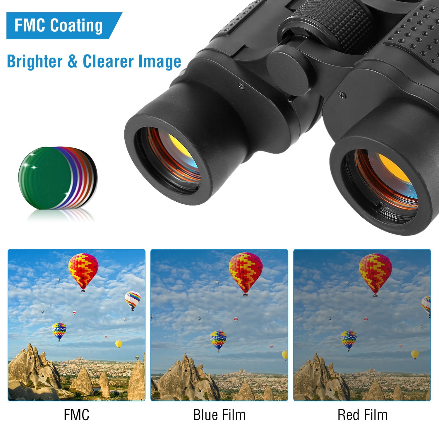 Binocular 60x50 for Adults,  High Power Binocular with FMC Lens, Night vision binoculars, Bird Watching Hunting Hiking Travel