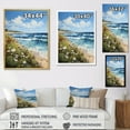 thumbnail image 4 of Designart "Floral Seaside Reminiscence" Beach Floater Framed Canvas Prints, 4 of 5