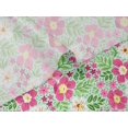 thumbnail image 5 of oneOone Velvet Mint Fabric Leaves & Flower Floral Craft Projects Decor Fabric Printed By The Yard 58 Inch Wide, 5 of 5