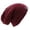 Wine Red, variant on Men Slouchy Beanie Winter Hats Cool Beanies Lined Knit Warm Thick Skully Hat