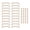 Silver, variant on NFTIGB 20 Pieces Silver Arch Bridge Clasp Zinc Alloy 32x7x7mm (1.26x0.28x0.28 inches) Crossing Screw Metal D Ring Connector Buckle for Leather Projects Bags Belts Hardware Accessories