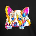thumbnail image 3 of CafePress - Colorful Corgi Puppy T Shirt - Mens Tri-blend T-Shirt, 3 of 4