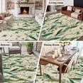thumbnail image 5 of Rectangle Area Rugs 5 x 7 Ft, St Patrick's Day Non-Slip Residential Carpet, Spring Leaves Green Flowers Plants Beige Indoor Crawling Mats Runner Rugs for Living Room/Dining Room/Bedroom, 5 of 8