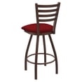 thumbnail image 2 of 410 Jackie 30" Swivel Bar Stool with Black Wrinkle Finish and Graph Ruby Seat, 2 of 4
