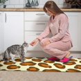 thumbnail image 3 of Cream and Brown Of Leopard Print Kitchen Rugs Sets Of 2,Anti Fatigue Kitchen Mat Rugs Non Slip Washable,Decorative Kitchen Floor Mats for Kitchen,Sink,Laundry,17"x30"+17"x47", 3 of 7