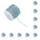 thumbnail image 3 of Ounissouiy Cadena de cuentas de acero inoxidable resistente y duradera para fabricación de joyas Amplia gama de funciones y usos Acero+Azul lago Acero+Lago Azul 10Conjunto, 3 of 6