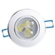 thumbnail image 2 of Bewildely Foco empotrable de luz de techo LED regulable de 3 * 3W Blanco frío 100-140V Iluminación y accesorios Frío Bewildely HA025577-01, 2 of 6