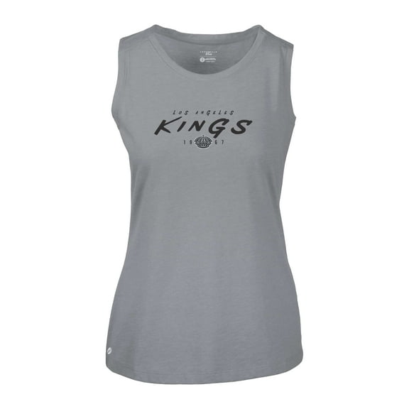 Women's Levelwear  Gray Los Angeles Kings  Macy Scratched Tank Top