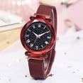 thumbnail image 1 of Reloj con números romanos, Reloj de esfera redonda para mujer de moda Reloj redondo Eficiencia maximizada, 1 of 5
